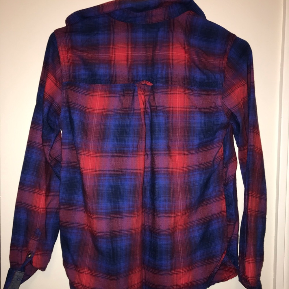 Boyfriend plaid shirt